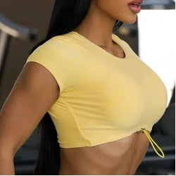 Women Workout Clothing Gym Wear Crop Top Sports Bras V-back Yoga Pants Training Tights