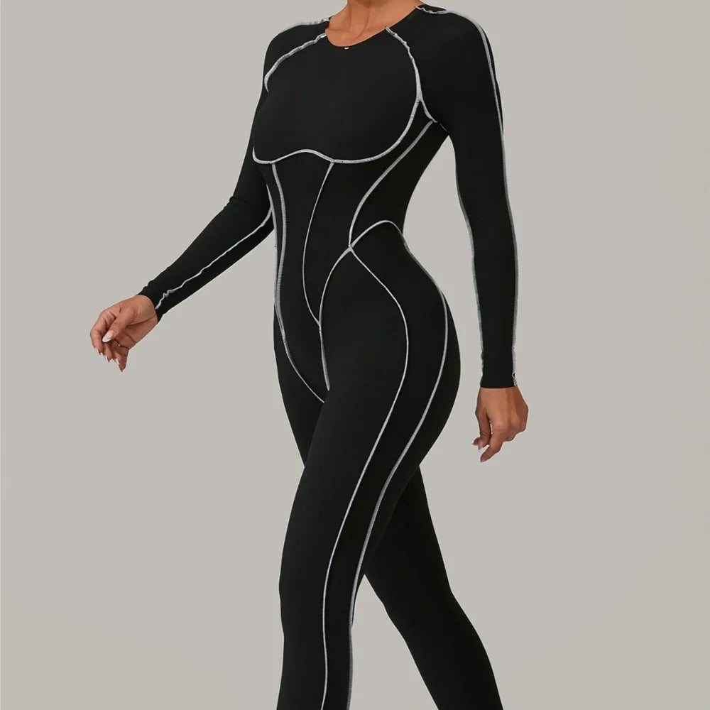 Workout Jumpsuit Sports Overalls Women Tracksuit Gym Clothing Running Romper Fitness Suits Gym Sportswear Yoga Set Activewear