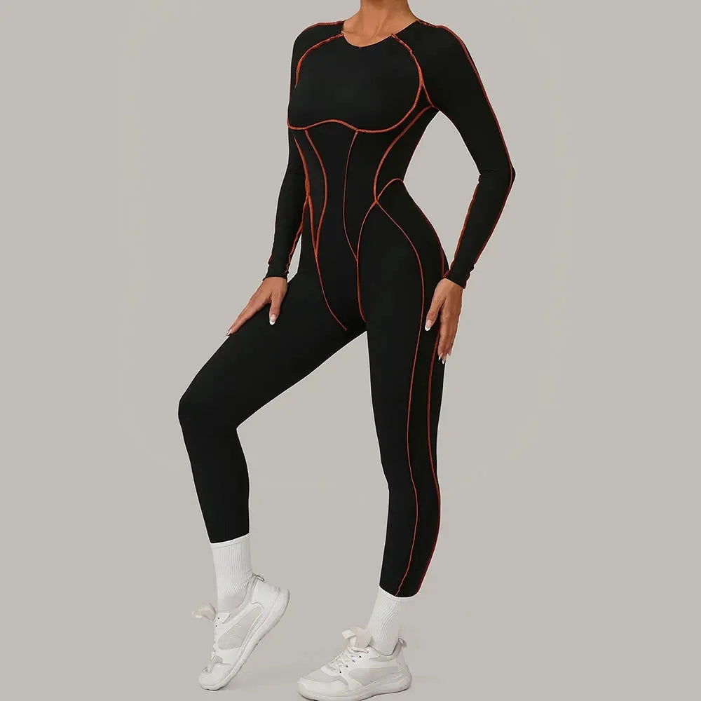 Workout Jumpsuit Sports Overalls Women Tracksuit Gym Clothing Running Romper Fitness Suits Gym Sportswear Yoga Set Activewear