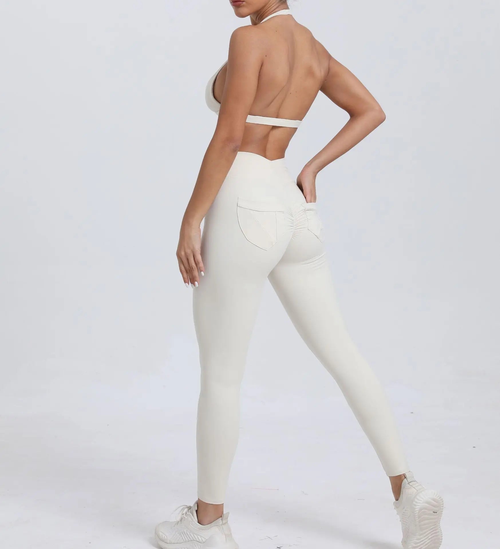 Yoga Clothing Fitness Legging High Waist 2 Pieces Sports Suit Women's Yoga Suit Gym Training Set Women's Running Suit Quick Dry