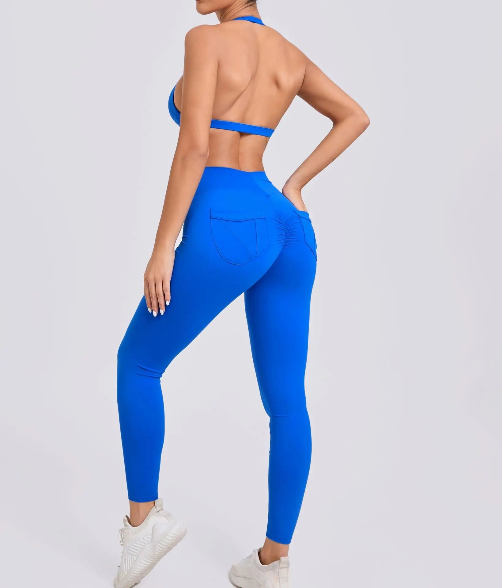 Yoga Clothing Fitness Legging High Waist 2 Pieces Sports Suit Women's Yoga Suit Gym Training Set Women's Running Suit Quick Dry