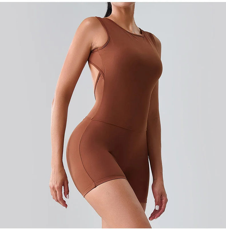 Gym Jumpsuits Women Clothes Fitness Suit Short Sets Sports Overalls for Woman Tracksuit Yoga Clothing Workout Rompers Sportswear