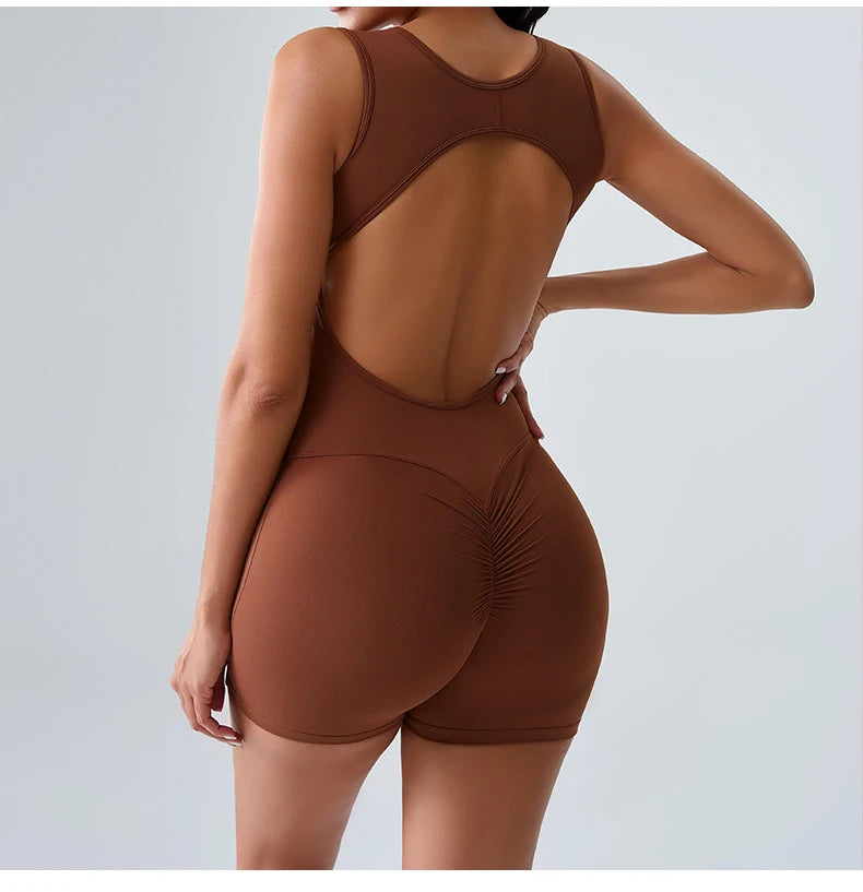 Gym Jumpsuits Women Clothes Fitness Suit Short Sets Sports Overalls for Woman Tracksuit Yoga Clothing Workout Rompers Sportswear