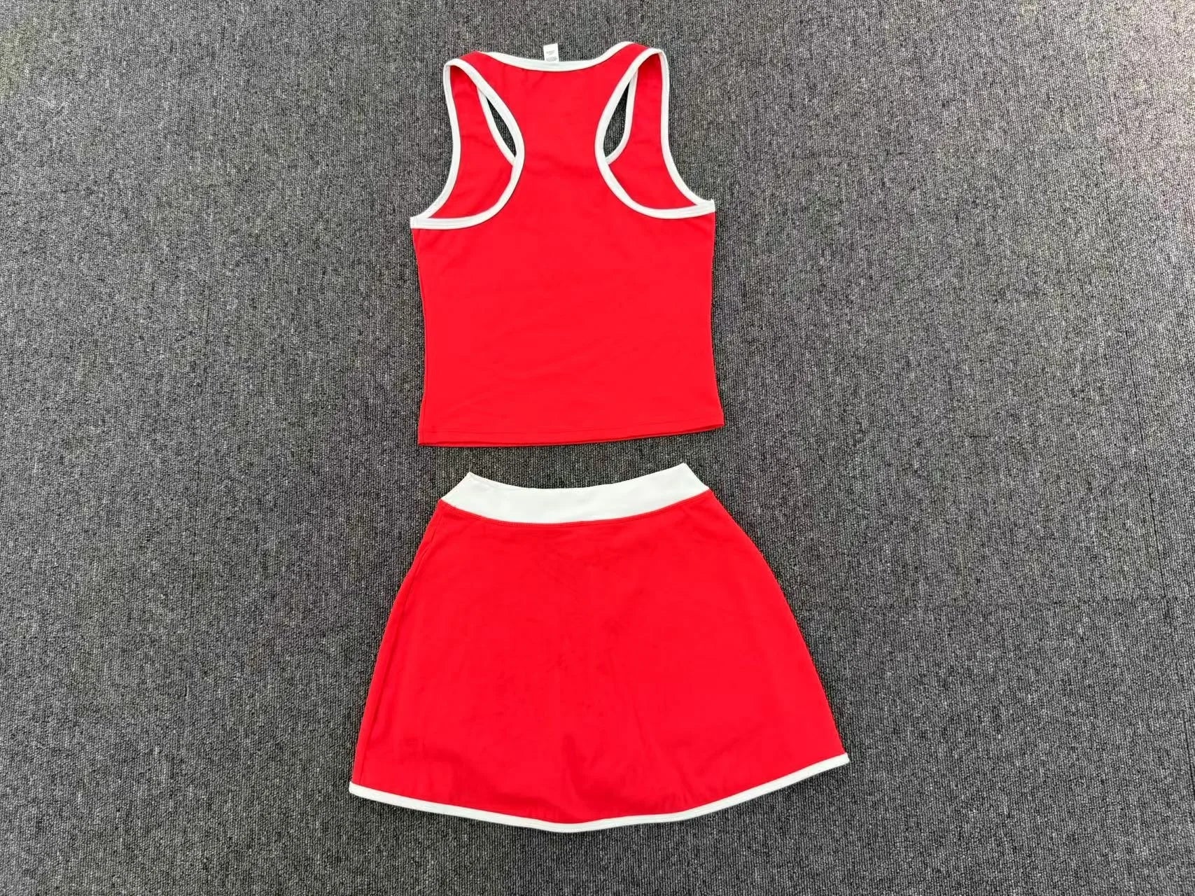 2 Pieces Yoga Set Gym Set Women Tracksuit Yoga Vest Sports Short Skirt Sport Suits Workout Sportswear Running Clothing Gym Wear