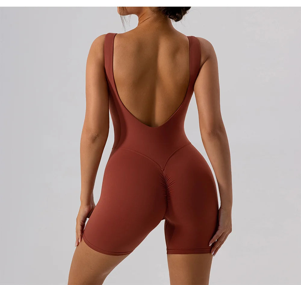 Yoga Jumpsuit Fitness Sports Overalls Gym Clothing Set Yoga Wear Pilates Workout Clothes for Women Outfit push-up Activewear