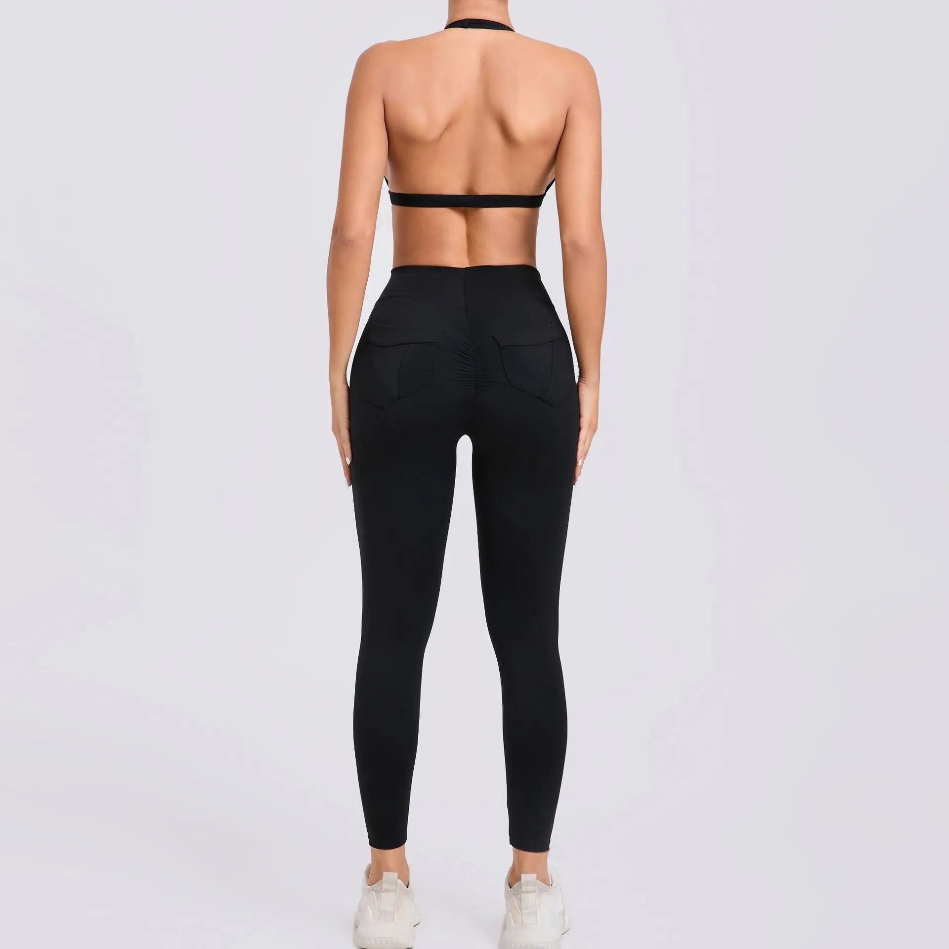 Yoga Clothing Fitness Legging High Waist 2 Pieces Sports Suit Women's Yoga Suit Gym Training Set Women's Running Suit Quick Dry