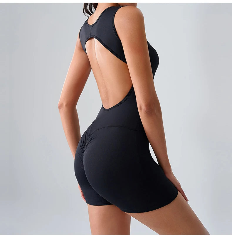 Gym Jumpsuits Women Clothes Fitness Suit Short Sets Sports Overalls for Woman Tracksuit Yoga Clothing Workout Rompers Sportswear