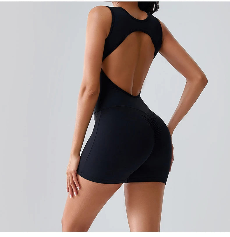 Gym Jumpsuits Women Clothes Fitness Suit Short Sets Sports Overalls for Woman Tracksuit Yoga Clothing Workout Rompers Sportswear