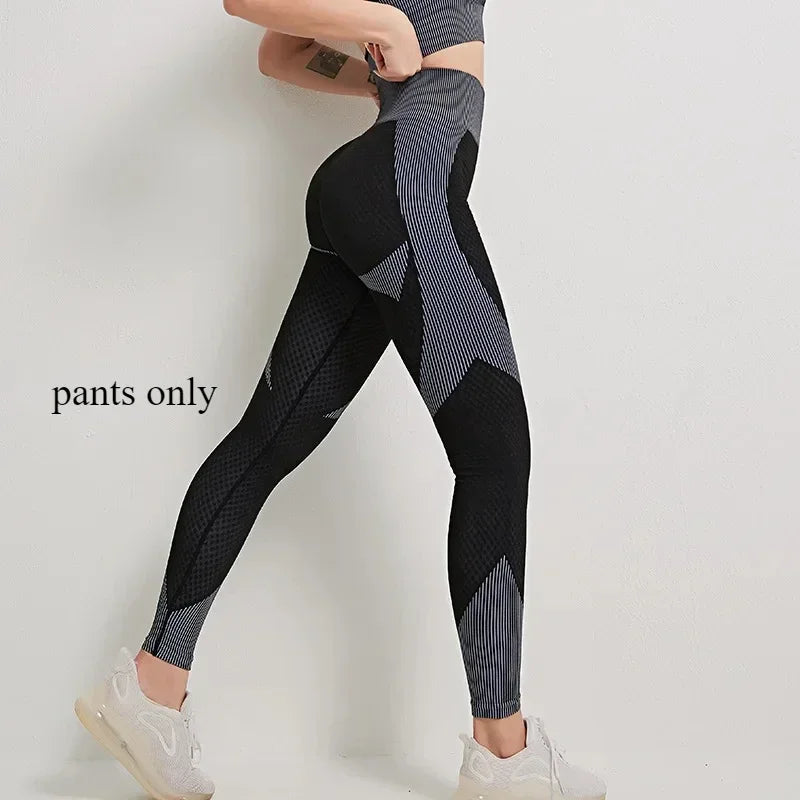 Yoga Clothes Gym Wear Women Fitness Clothing Outfit Workout Zipper Sportswear Long Sleeve Crop Bra Top Leggings Seperately Sold