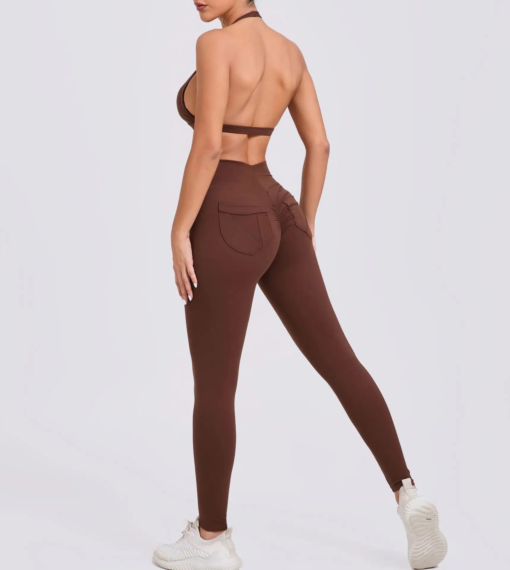 Yoga Clothing Fitness Legging High Waist 2 Pieces Sports Suit Women's Yoga Suit Gym Training Set Women's Running Suit Quick Dry