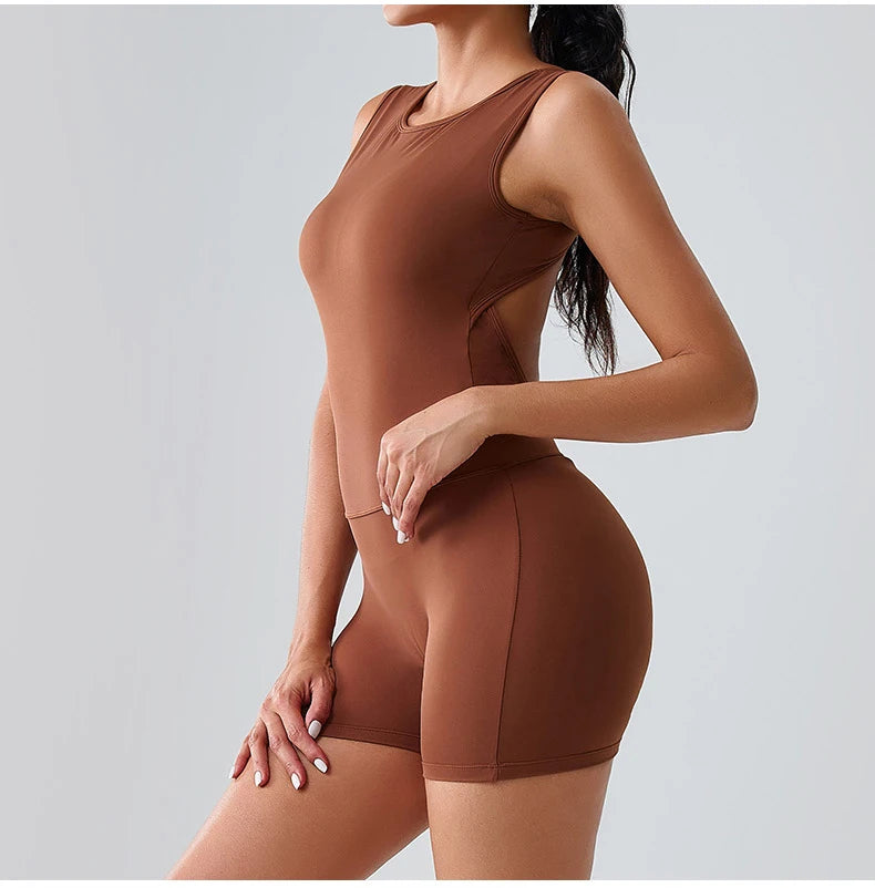 Gym Jumpsuits Women Clothes Fitness Suit Short Sets Sports Overalls for Woman Tracksuit Yoga Clothing Workout Rompers Sportswear