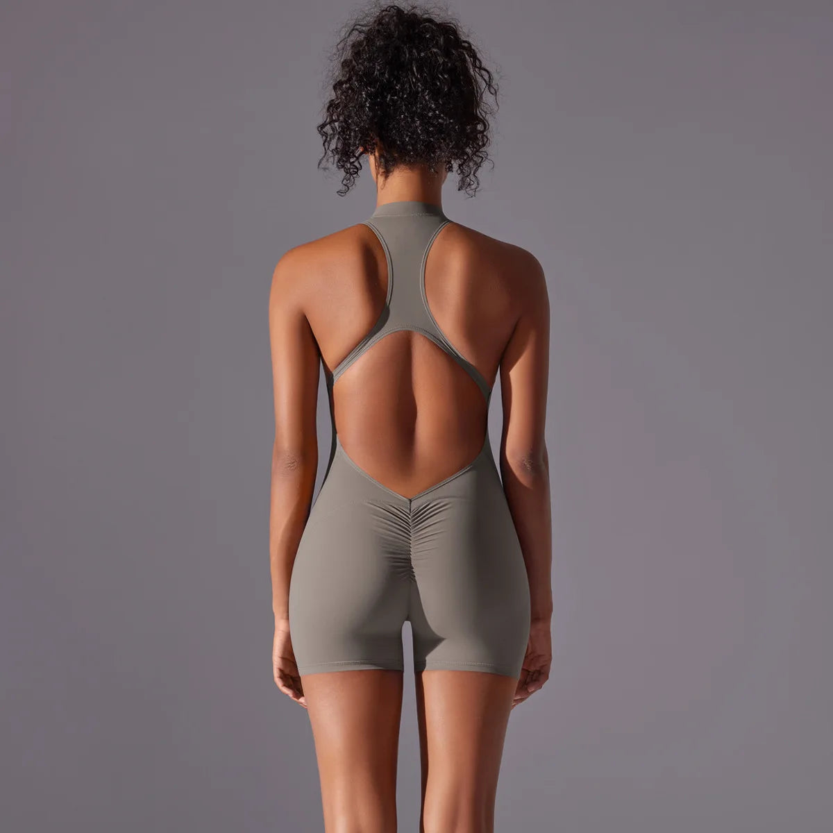 Short Sportswear Yoga Set Gym Jumpsuits Fitness Suits Summer Zipper Gym Tracksuit Women Running Gym Clothing Sports Overalls