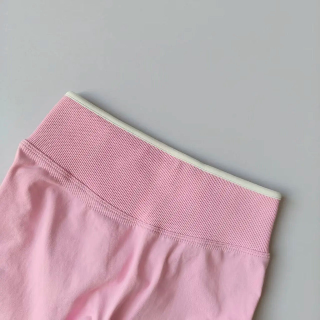 Seamless 2PCS Legging Sets Women's Strappy Sports Bras and Leggings High Waist Fitness Sculpt Leggings Running Pants Gym Suits