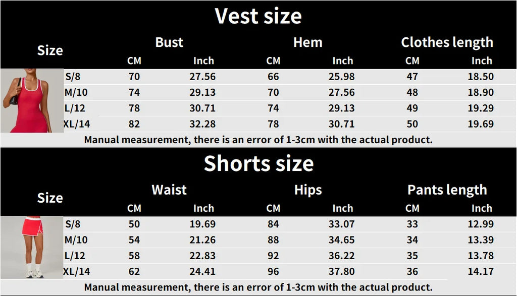 2 Pieces Yoga Set Gym Set Women Tracksuit Yoga Vest Sports Short Skirt Sport Suits Workout Sportswear Running Clothing Gym Wear