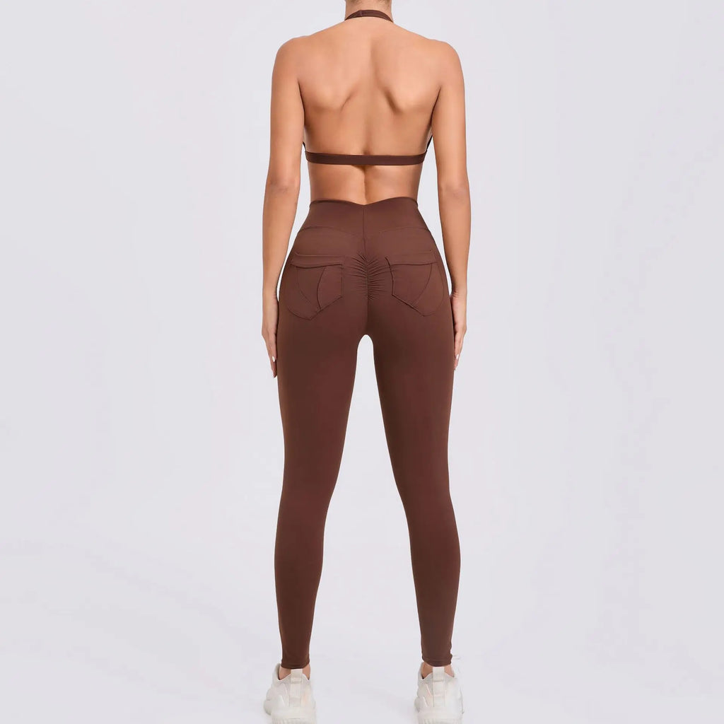 Yoga Clothing Fitness Legging High Waist 2 Pieces Sports Suit Women's Yoga Suit Gym Training Set Women's Running Suit Quick Dry