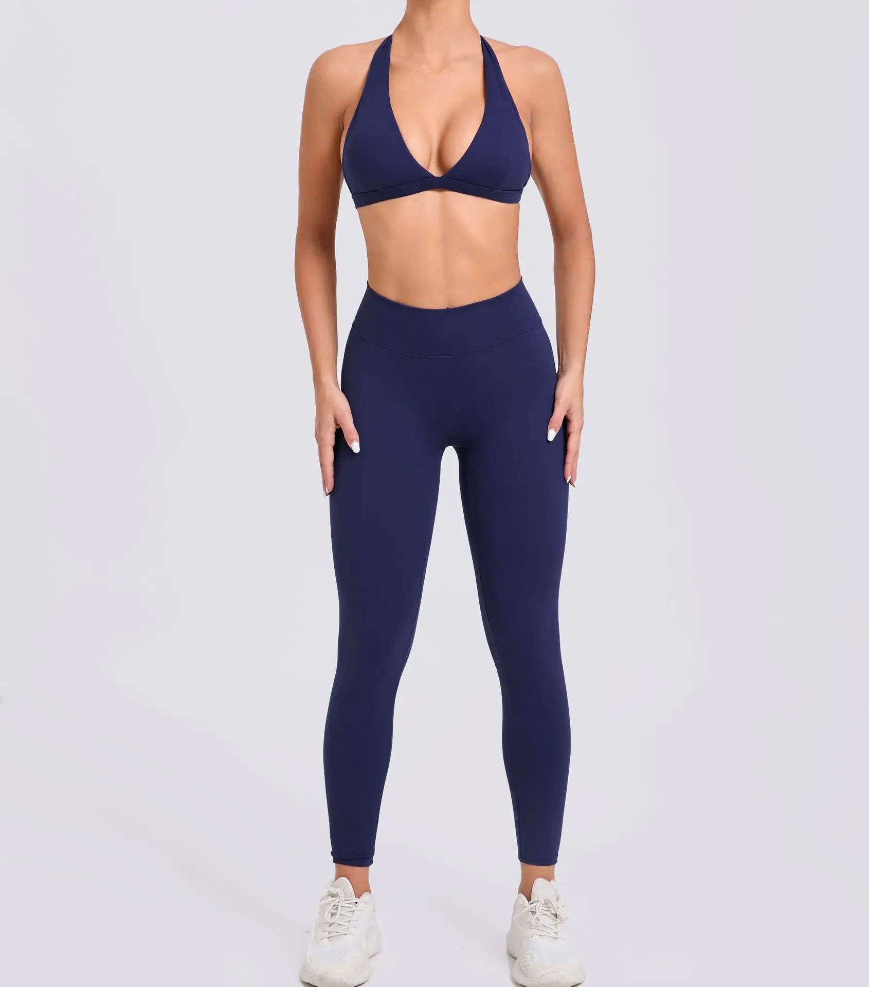 Yoga Clothing Fitness Legging High Waist 2 Pieces Sports Suit Women's Yoga Suit Gym Training Set Women's Running Suit Quick Dry