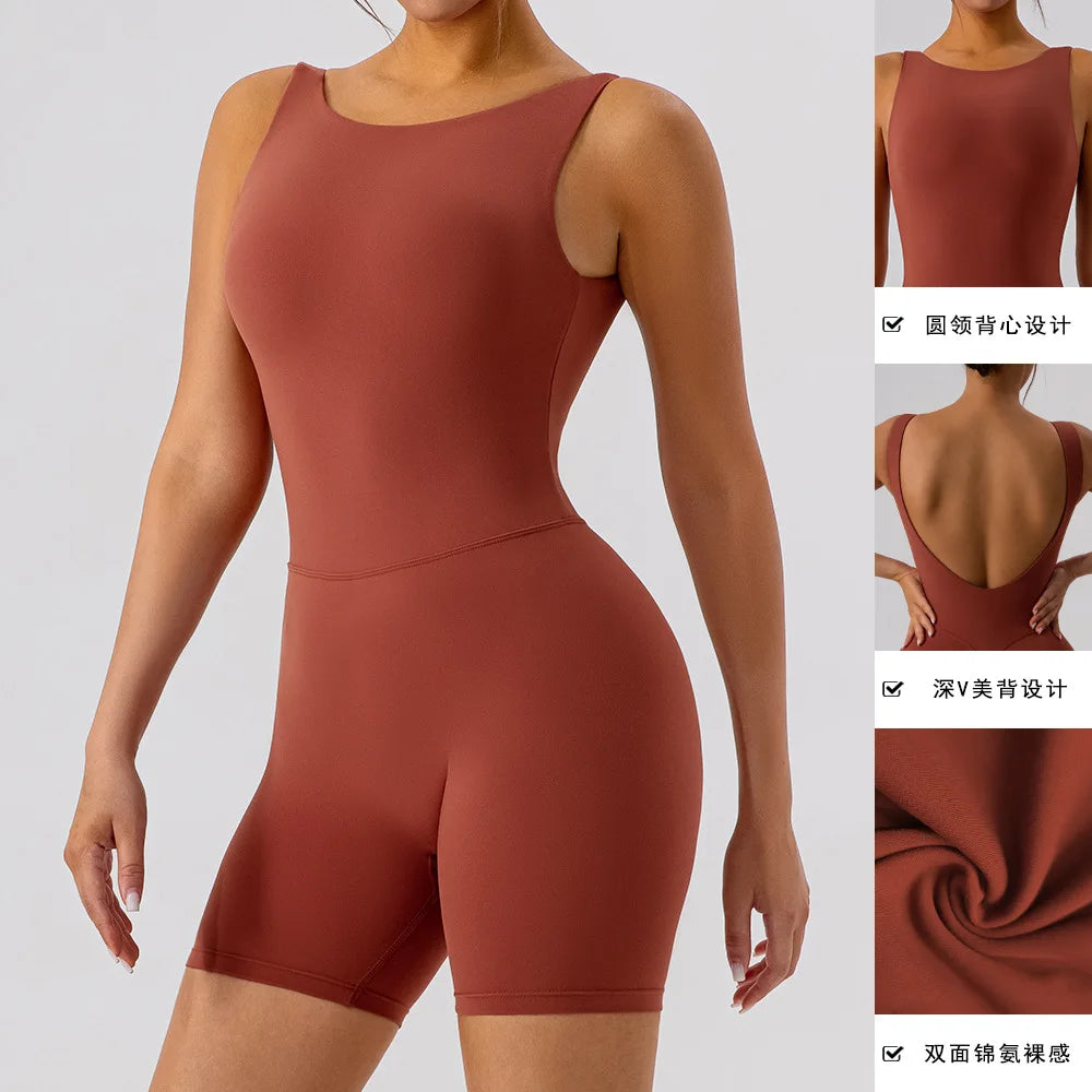 Yoga Jumpsuit Fitness Sports Overalls Gym Clothing Set Yoga Wear Pilates Workout Clothes for Women Outfit push-up Activewear