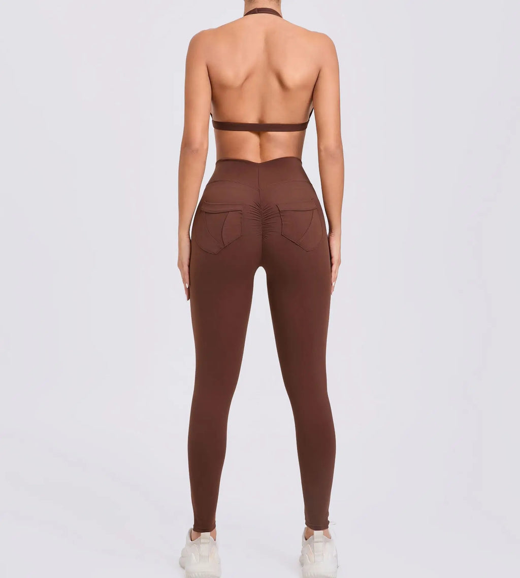 Yoga Clothing Fitness Legging High Waist 2 Pieces Sports Suit Women's Yoga Suit Gym Training Set Women's Running Suit Quick Dry