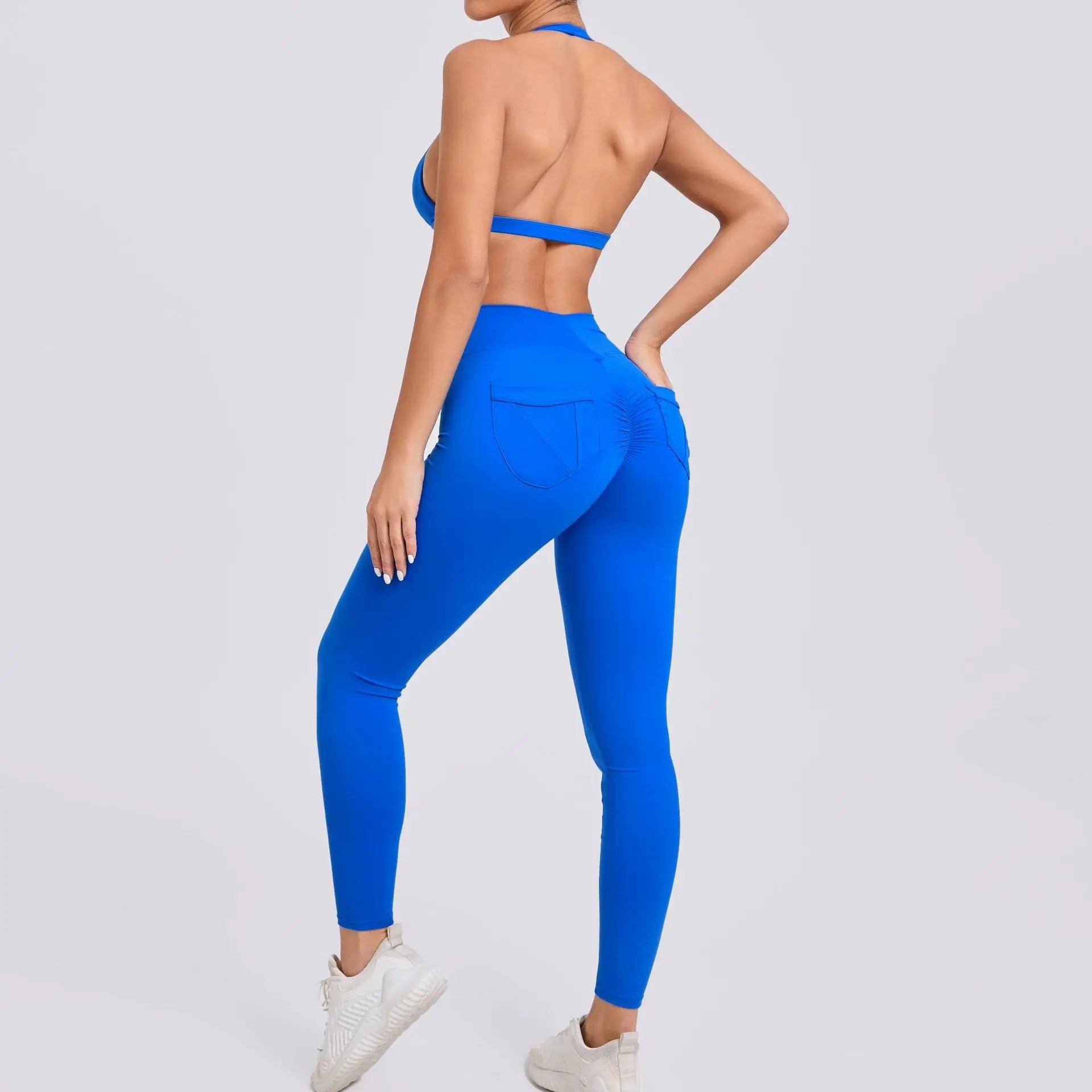 Yoga Clothing Fitness Legging High Waist 2 Pieces Sports Suit Women's Yoga Suit Gym Training Set Women's Running Suit Quick Dry